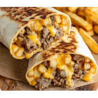 Cheesy Bacon Fries Burrito 350 g NEW !! TEX-MEX FIESTA  la REXO IMPORT din Târgu Mureş