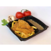 Schnitzel Box 140/170/80 g RETRO LUNCH BOX la REXO IMPORT din Târgu Mureş